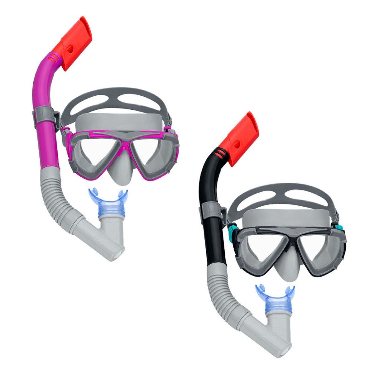 Bestway Set Kindermaske und -Schlauch anatomisches Band Sortierte Farben +3 Jahre Strand und Pool 24023 Bestway Set Kindermaske und -Schlauch anatomisches Band Sortierte Farben +3 Jahre Strand und Pool 24023