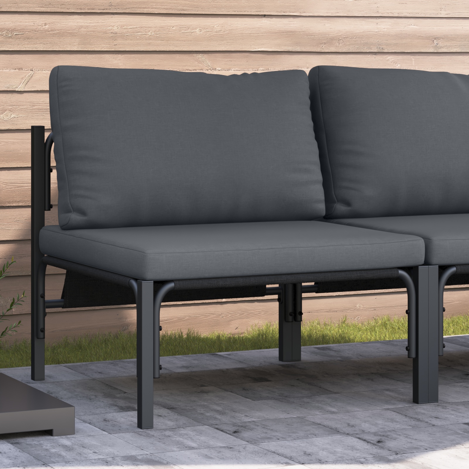 Gartenmöbel-Sets mit Kissen mit Kissen Anthrazit Gartenmöbel-Sets mit Kissen mit Kissen Anthrazit