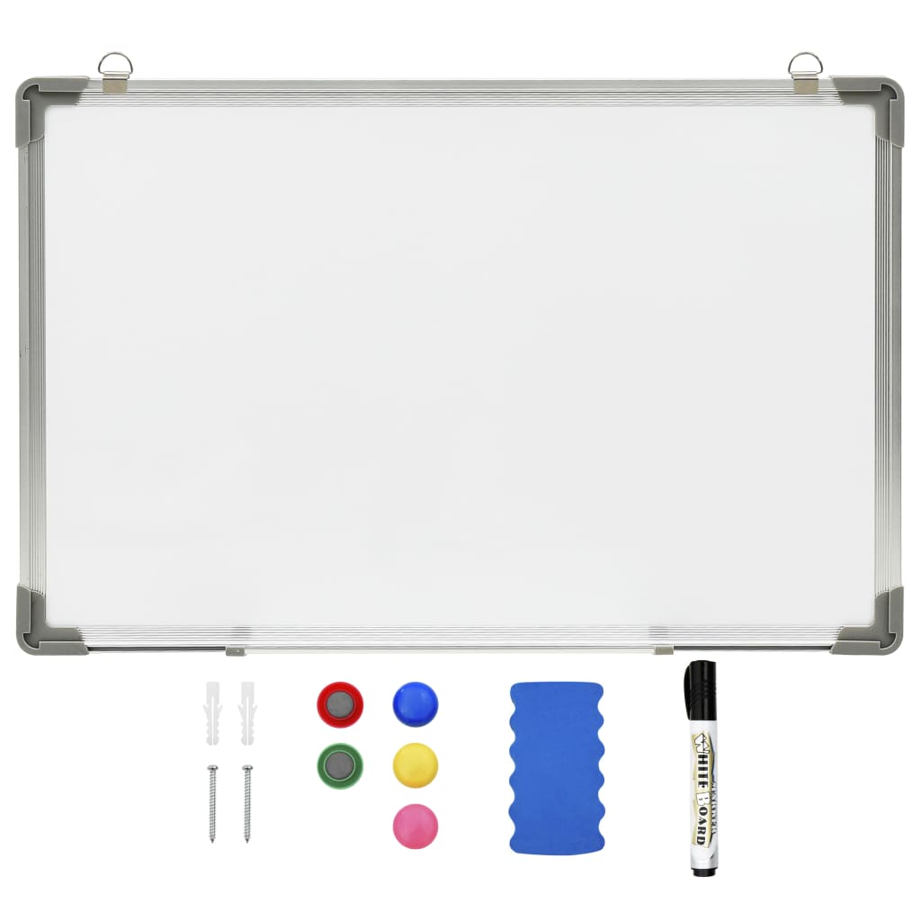 Magnetisches Whiteboard Weiß 60 x 40 cm Stahl Magnetisches Whiteboard Weiß 60 x 40 cm Stahl