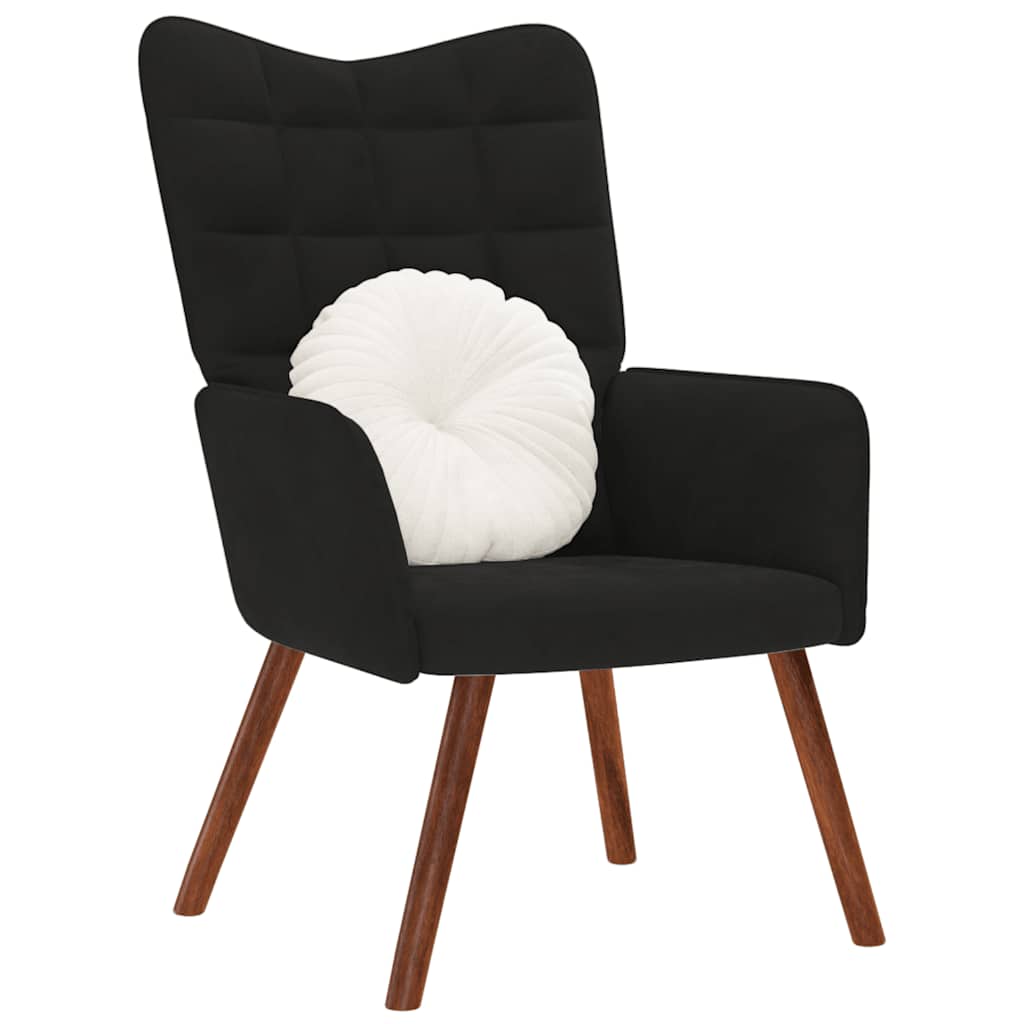 Relaxsessel Schwarz Samt