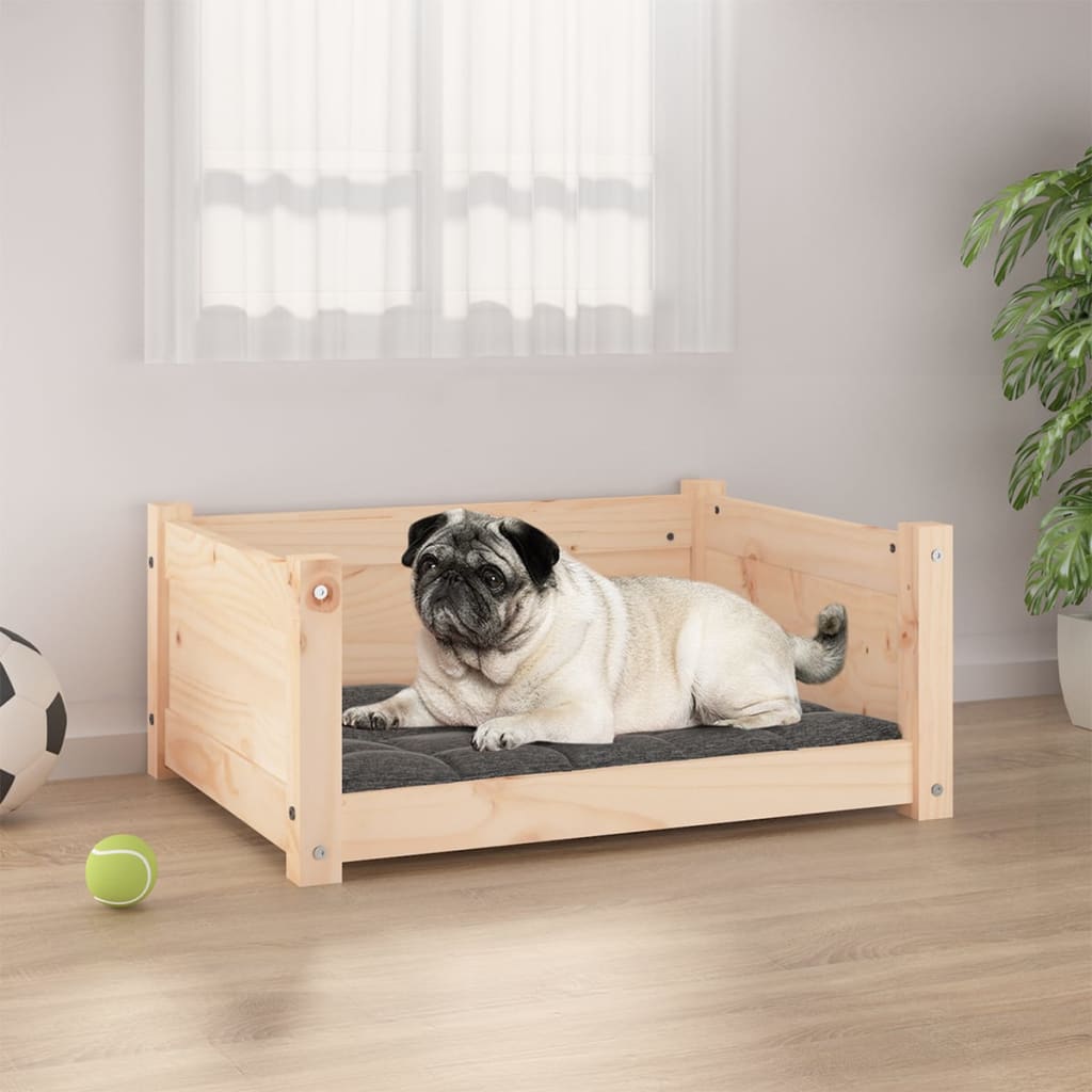 Hundebett 65,5x50,5x28 cm Massivholz Kiefer Hundebett 65,5x50,5x28 cm Massivholz Kiefer