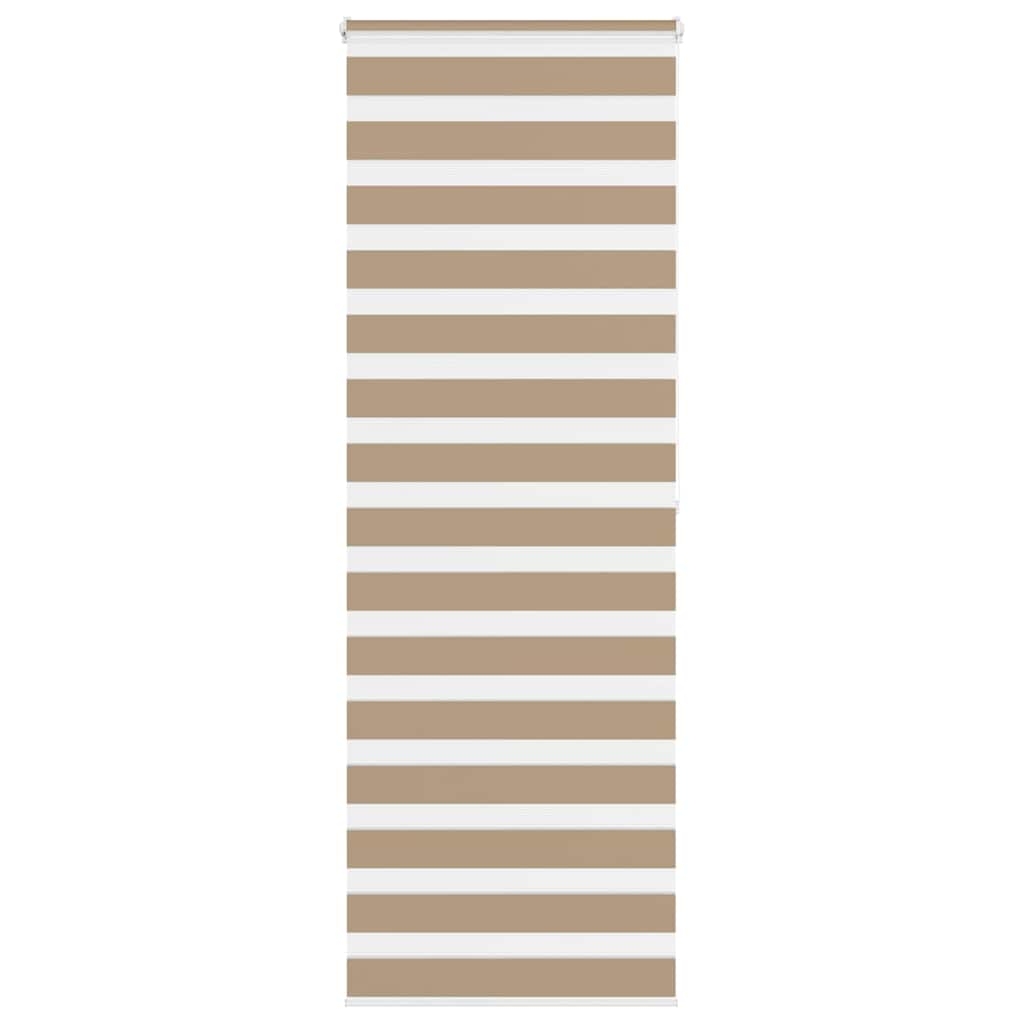 Zebrarollo Sandbraun 80x200 cm Stoffbreite 75,9 cm Polyester