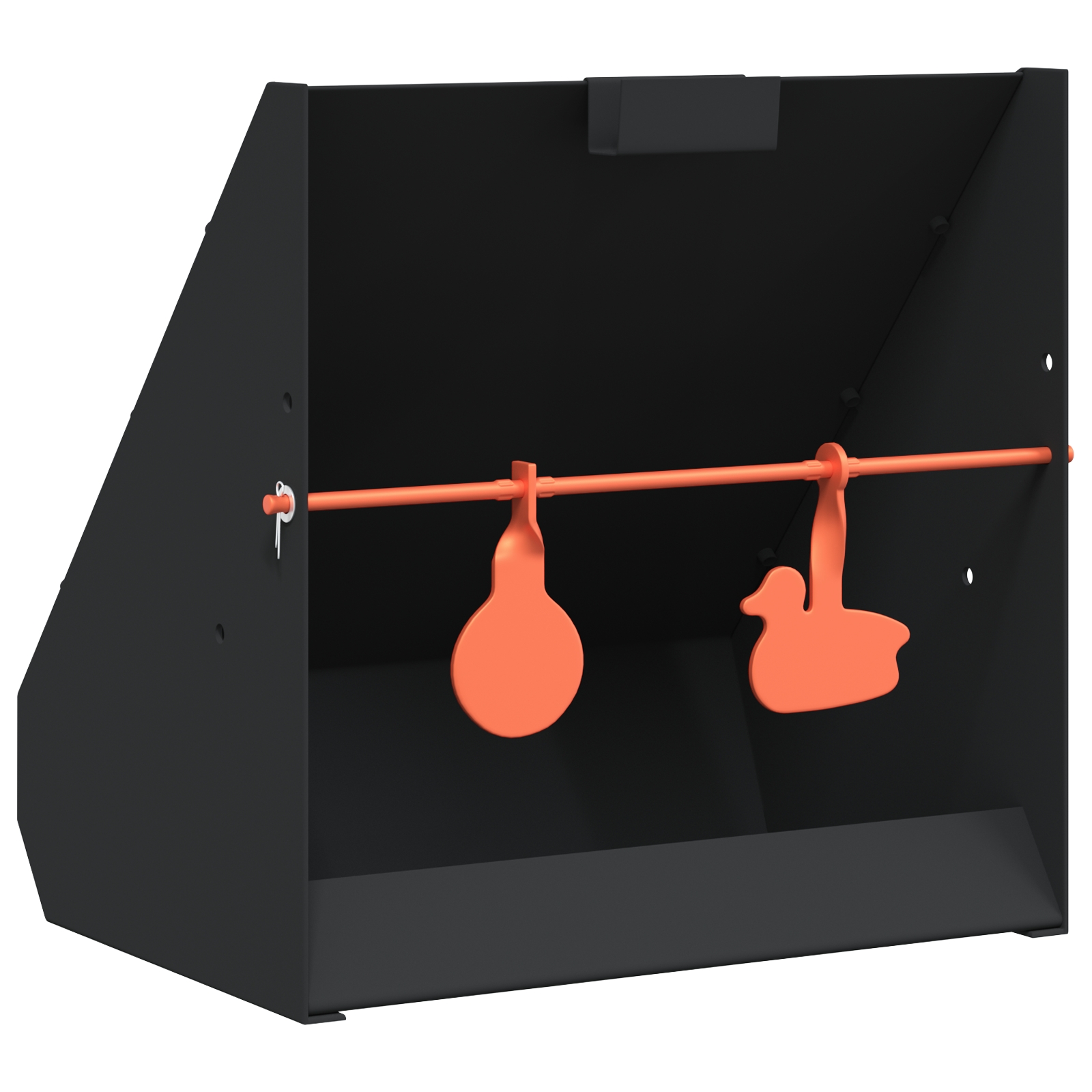 Kugelfang Schwarz 31 x 23 x 31.5 cm Stahl
