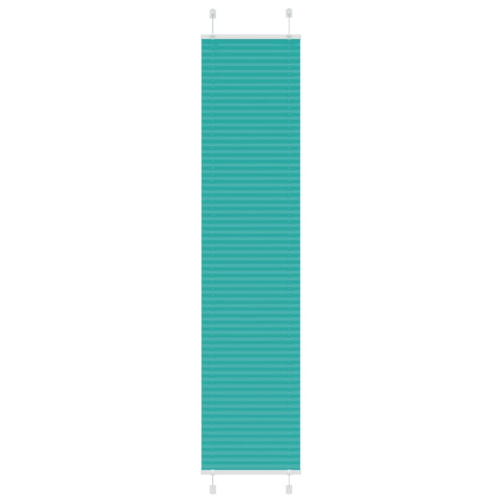 Plissee Petrolgrün 50x200 cm Stoffbreite 49,4 cm Polyester