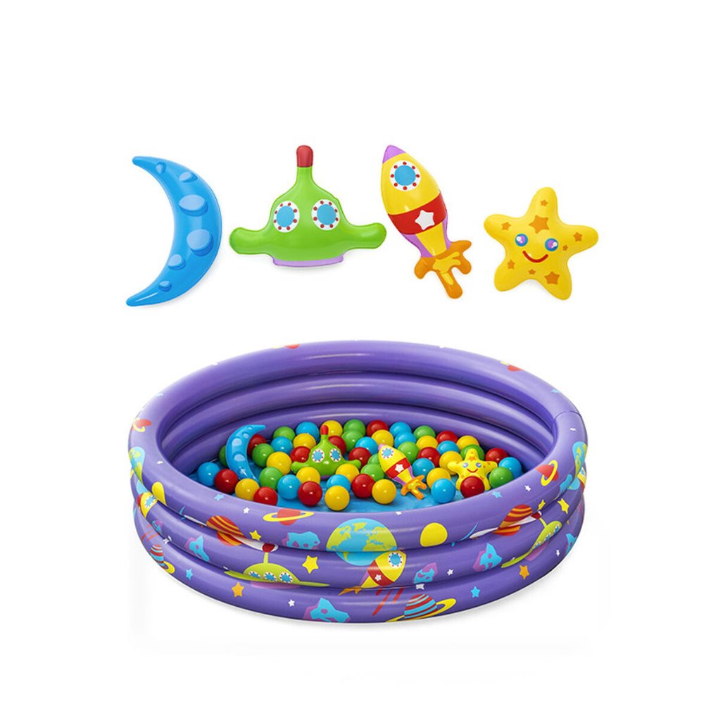 Bestway Aufblasbares Kinderbecken 3 Ringe mit Bällen 102x25 cm +2 Jahre Innen und Garten 52466 Bestway Aufblasbares Kinderbecken 3 Ringe mit Bällen 102x25 cm +2 Jahre Innen und Garten 52466