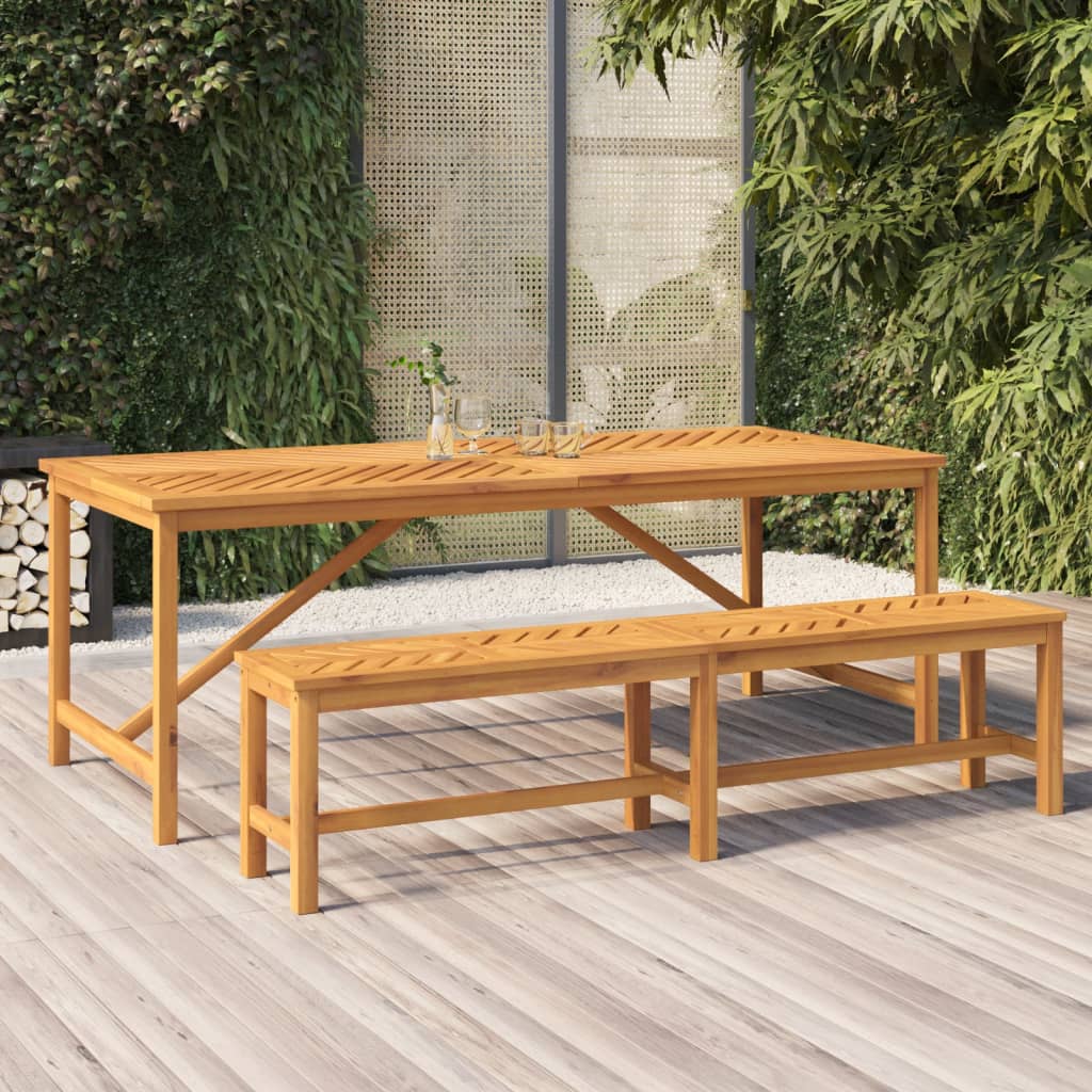 Gartenbank 180 cm Massivholz Akazie Gartenbank 180 cm Massivholz Akazie