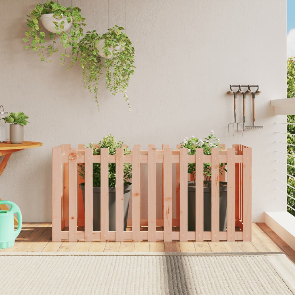 Hochbeet Lattenzaun-Design 150x50x70 cm Massivholz Douglasie Hochbeet Lattenzaun-Design 150x50x70 cm Massivholz Douglasie