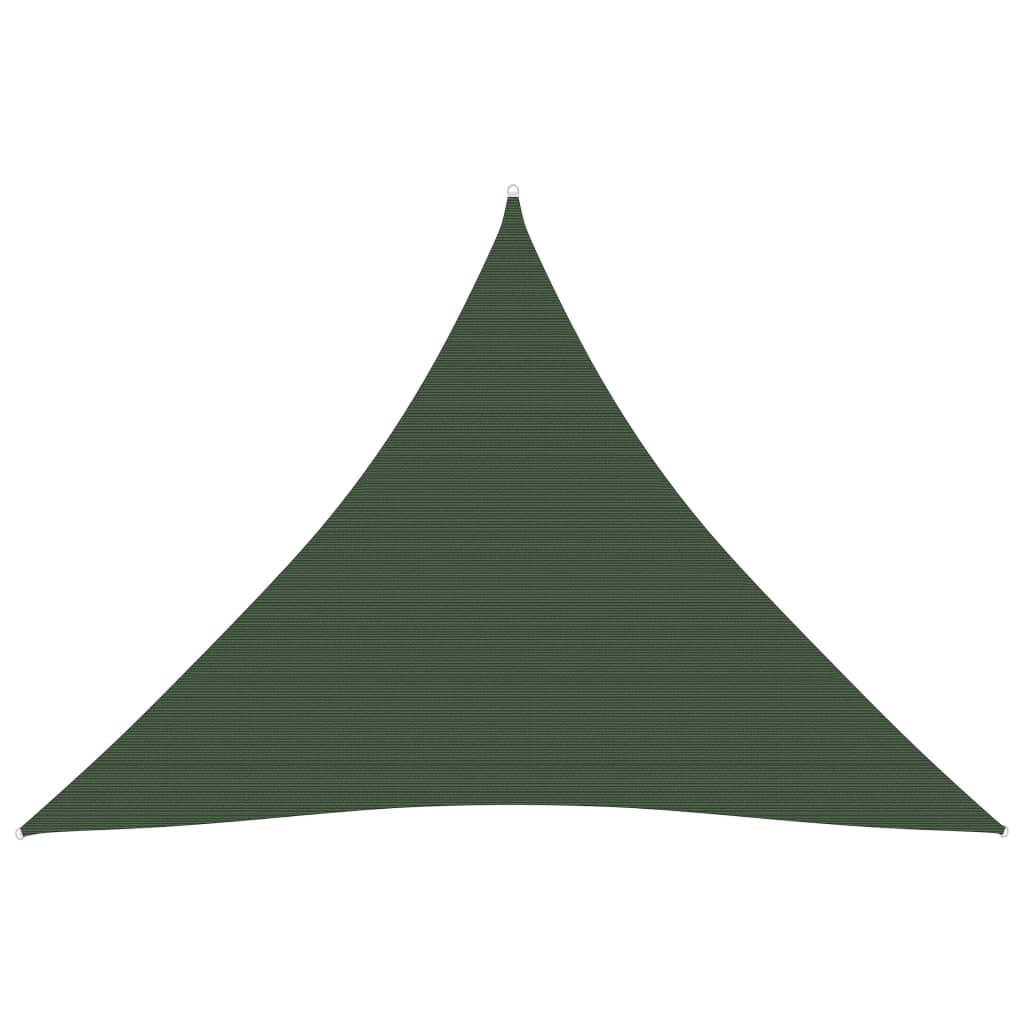 Sonnensegel 160 g/m² Dunkelgrün 4,5x4,5x4,5 m HDPE