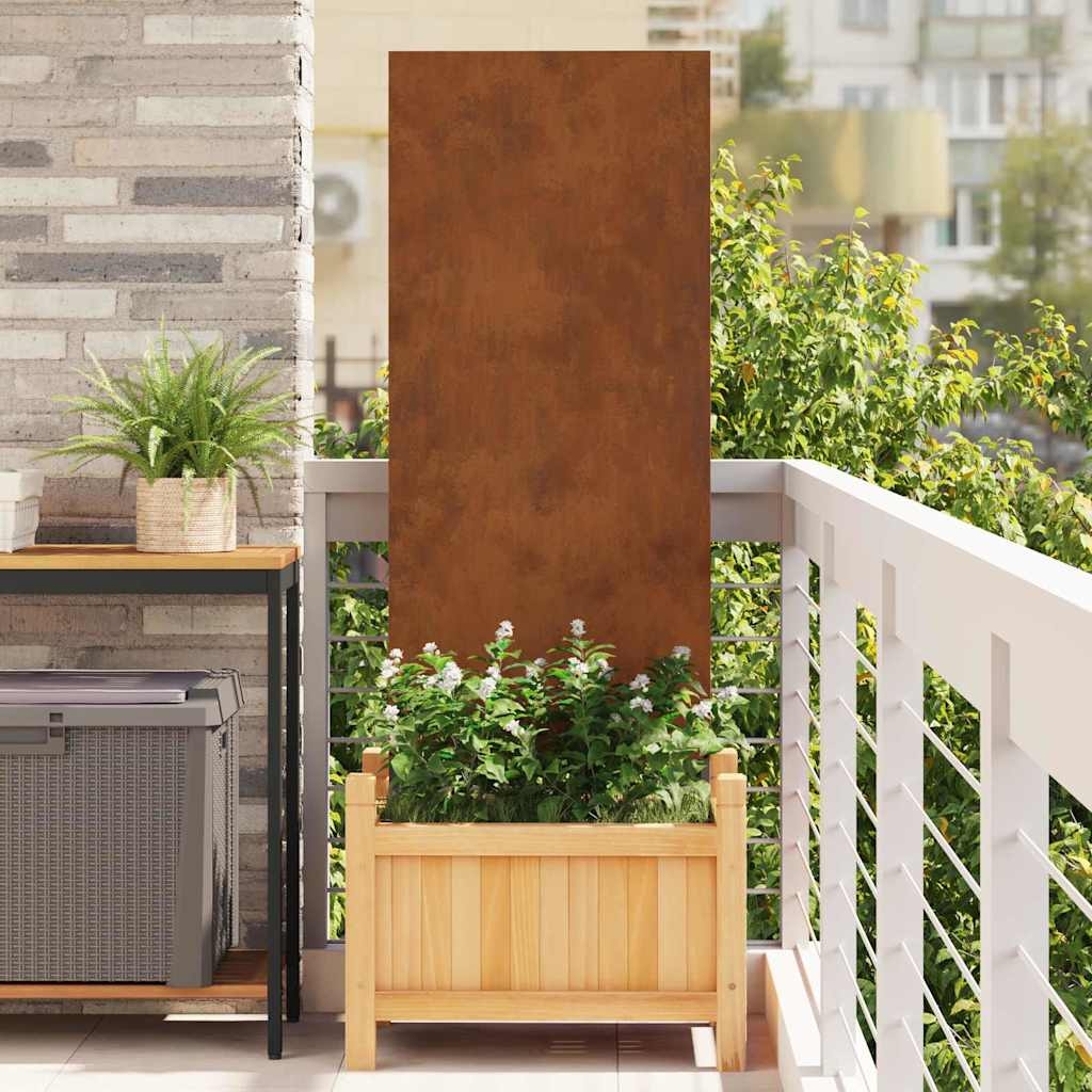 Garten dekoratives Panel Rostig 50 x 140 cm Wetterstahl