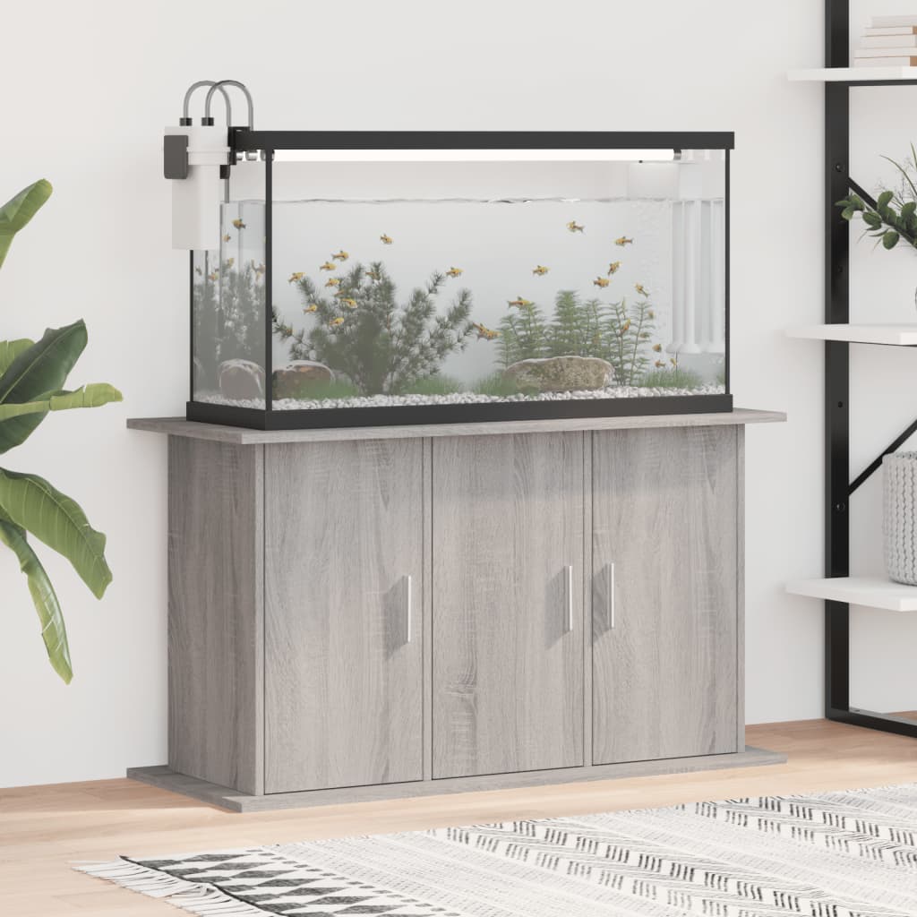 Aquariumständer Grau Sonoma 101x41x58 cm Holzwerkstoff
