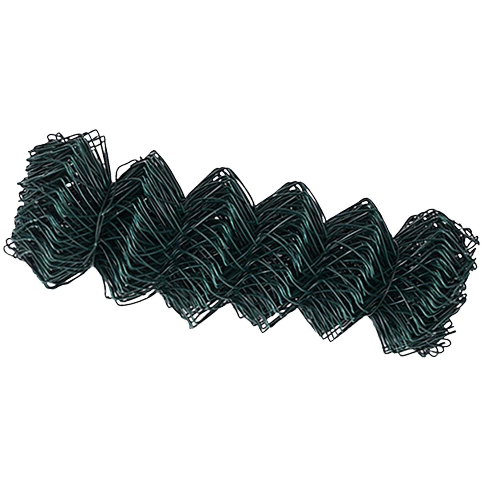 Kettengliedzaun Grün 0.4x25 m Stahl