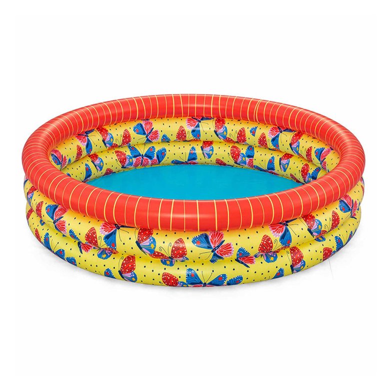 Bestway Aufblasbares Kinderbecken 3 Ringe Schmetterlinge 168x38 cm +2 Jahre Garten 51202 Bestway Aufblasbares Kinderbecken 3 Ringe Schmetterlinge 168x38 cm +2 Jahre Garten 51202