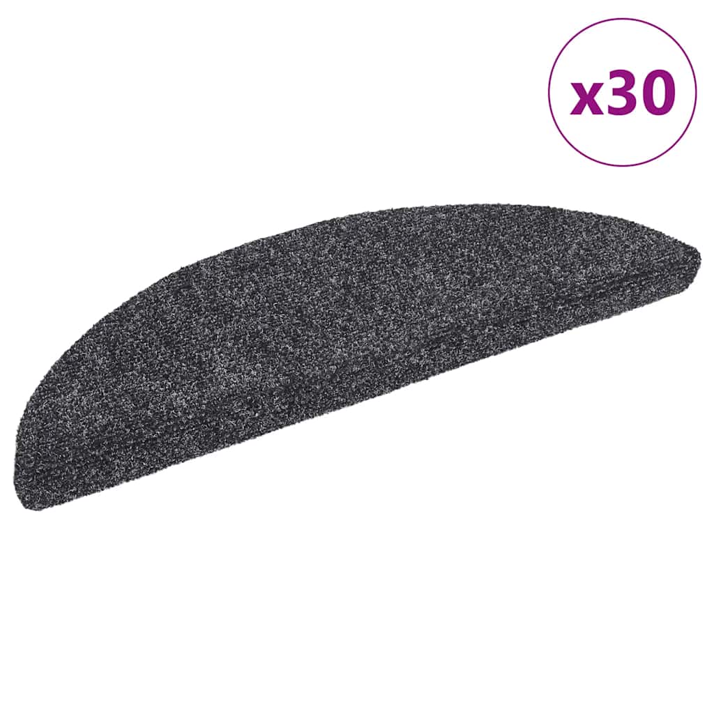 Stufenmatten Selbstklebend 30 Stk. Dunkelgrau 56x17x3 cm