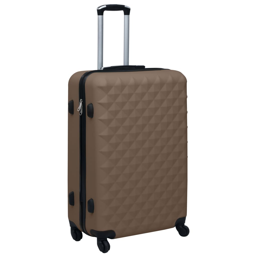 Hartschalen-Trolley Braun ABS Hartschalen-Trolley Braun ABS
