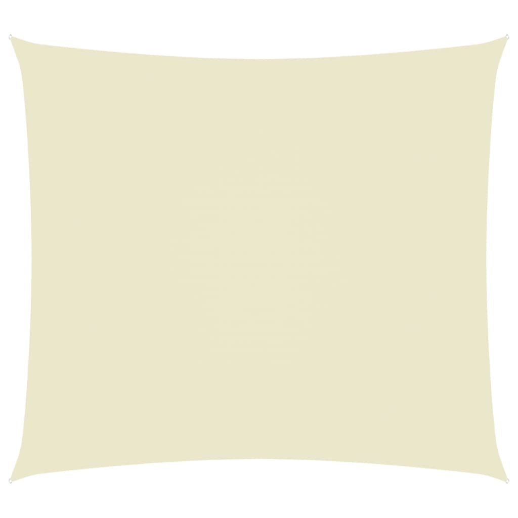 Sonnensegel Oxford-Gewebe Rechteckig 3x4 m Creme