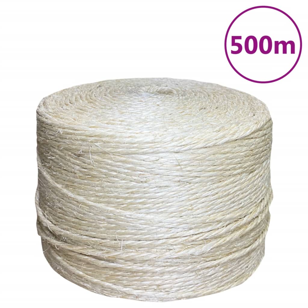 Seil 100% Sisal 4 mm 500 m Seil 100% Sisal 4 mm 500 m