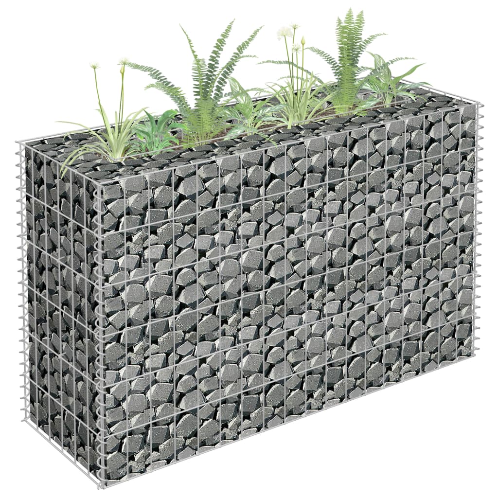 Gabionen-Hochbeet Verzinkter Stahl 90×30×60 cm Gabionen-Hochbeet Verzinkter Stahl 90×30×60 cm