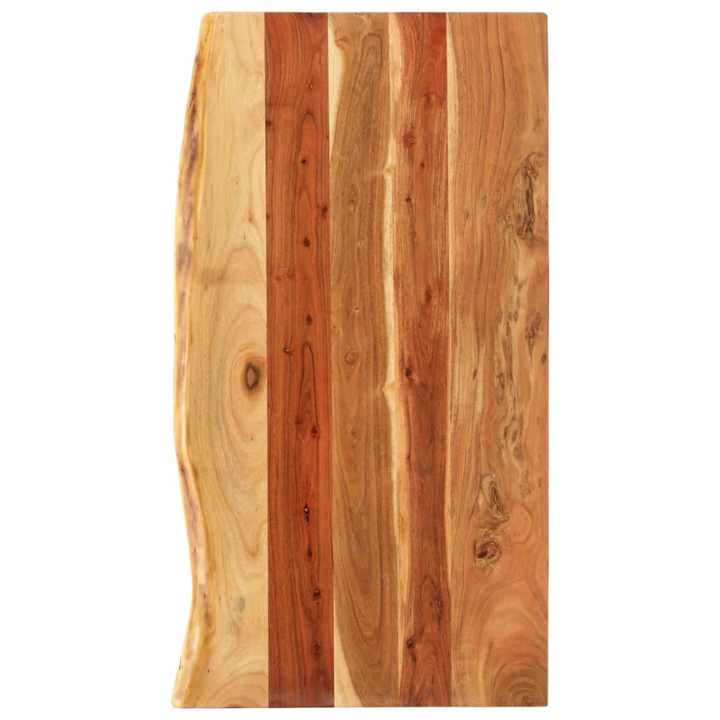Badezimmer-Waschtischplatte Massivholz Akazie 100x52x2,5 cm Badezimmer-Waschtischplatte Massivholz Akazie 100x52x2,5 cm