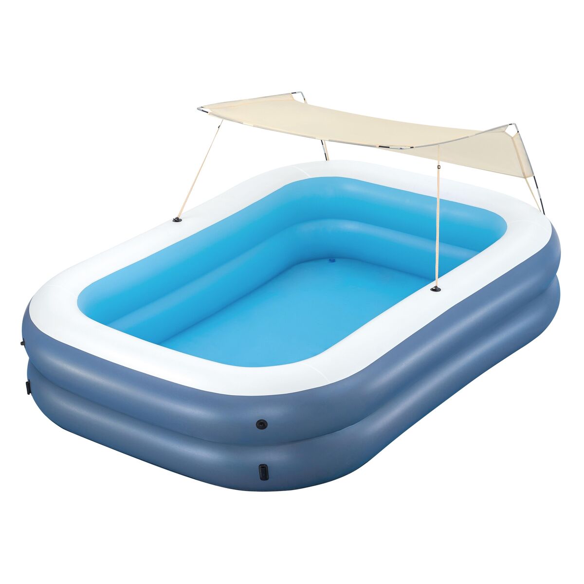 Bestway Aufblasbare Pool 2 Kammern Rechteckig mit Dach 254x178x140 cm +6 Jahre 54449 Bestway Aufblasbare Pool 2 Kammern Rechteckig mit Dach 254x178x140 cm +6 Jahre 54449