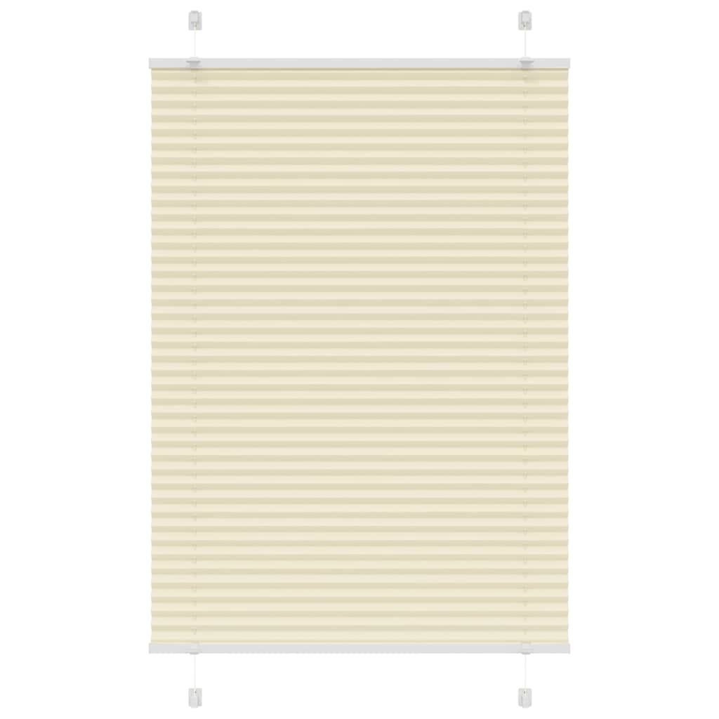 Plissee Creme 90x100 cm Stoffbreite 89,4 cm Polyester