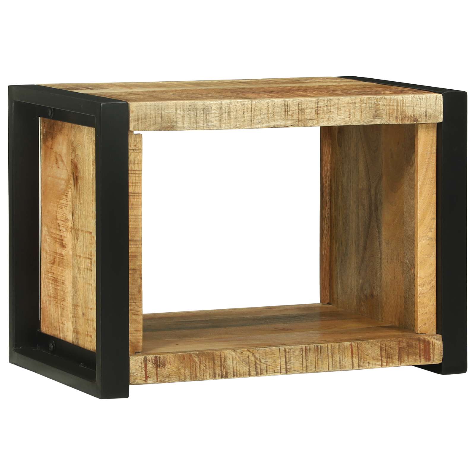 Wandwürfel 55x35x40 cm Massivholz Mango