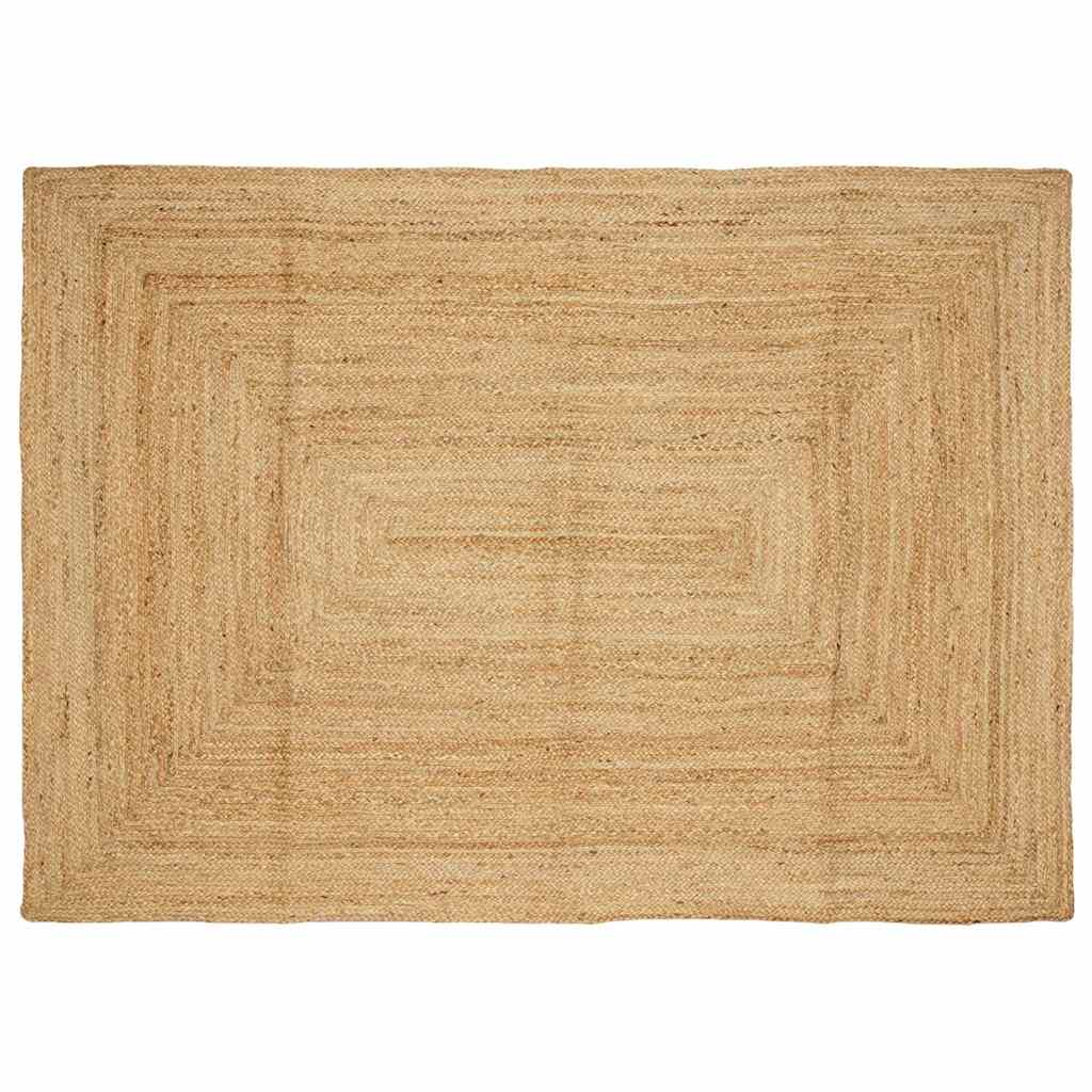 Teppich Beige 240 x 340 cm Jute
