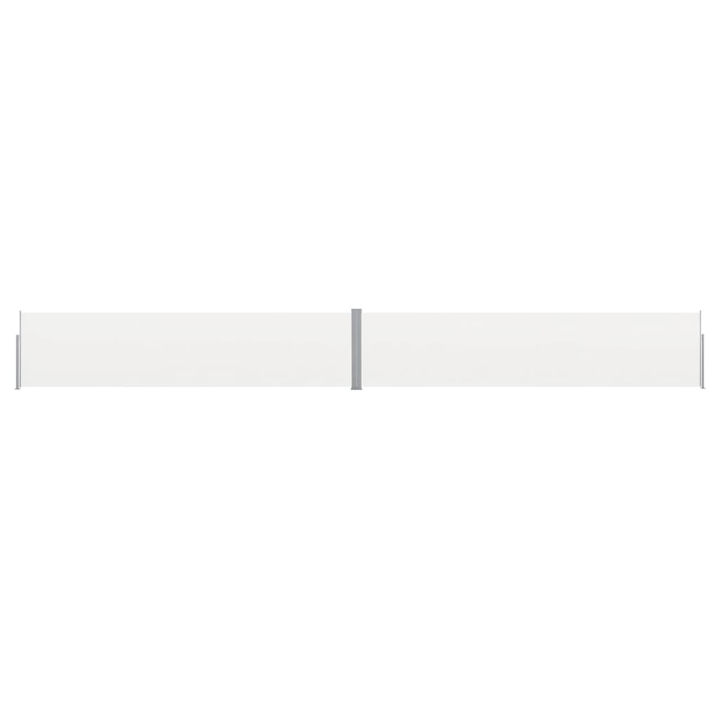 Ausziehbare Seitenmarkise 170x1200 cm Creme