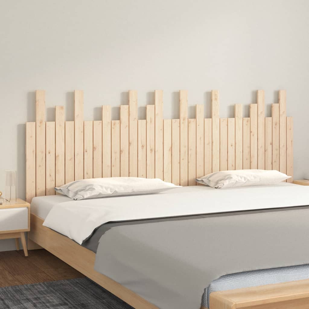 Wand-Kopfteil 204x3x80 cm Massivholz Kiefer
