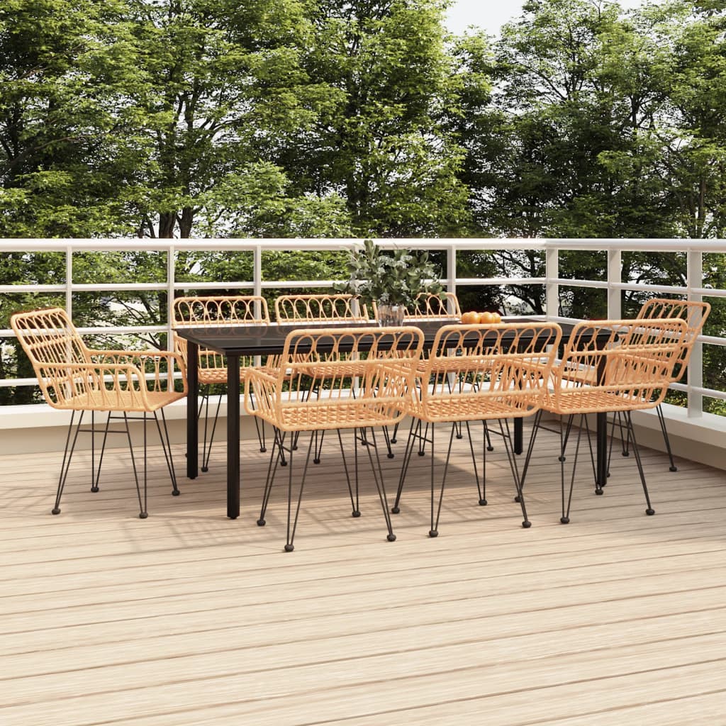 9-tlg. Garten-Essgruppe Poly Rattan 9-tlg. Garten-Essgruppe Poly Rattan