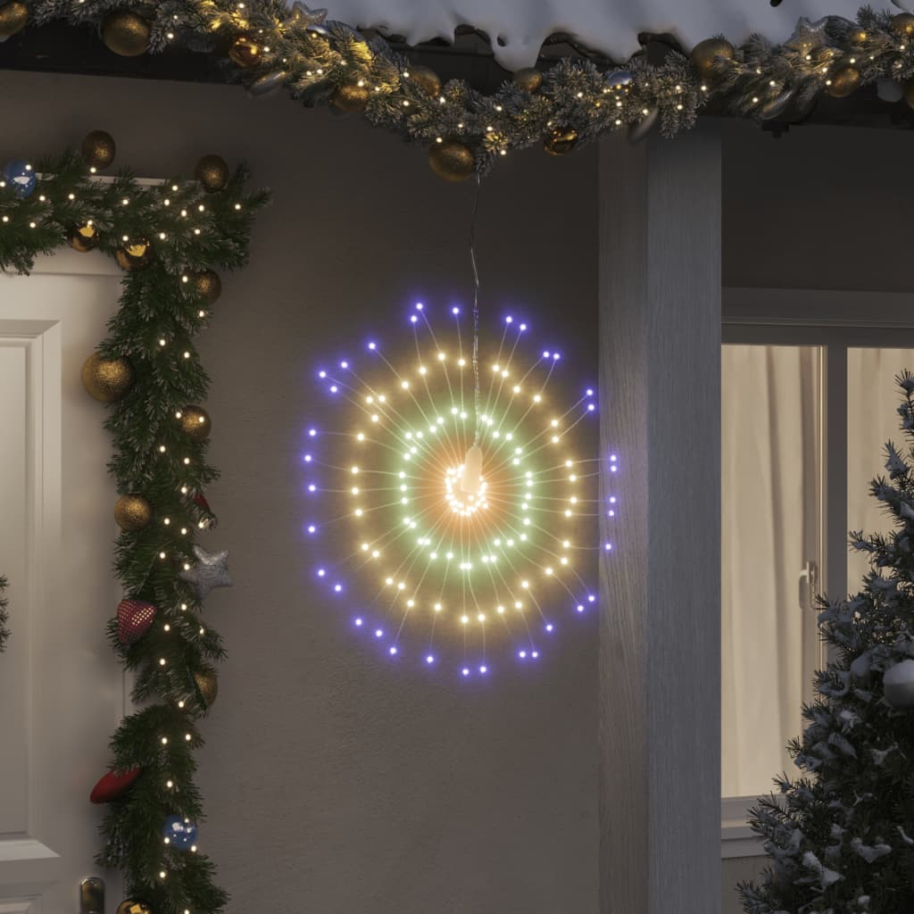 Weihnachtsbeleuchtungen Feuerwerk 4 Stk. 140 LEDs Mehrfarbig Weihnachtsbeleuchtungen Feuerwerk 4 Stk. 140 LEDs Mehrfarbig