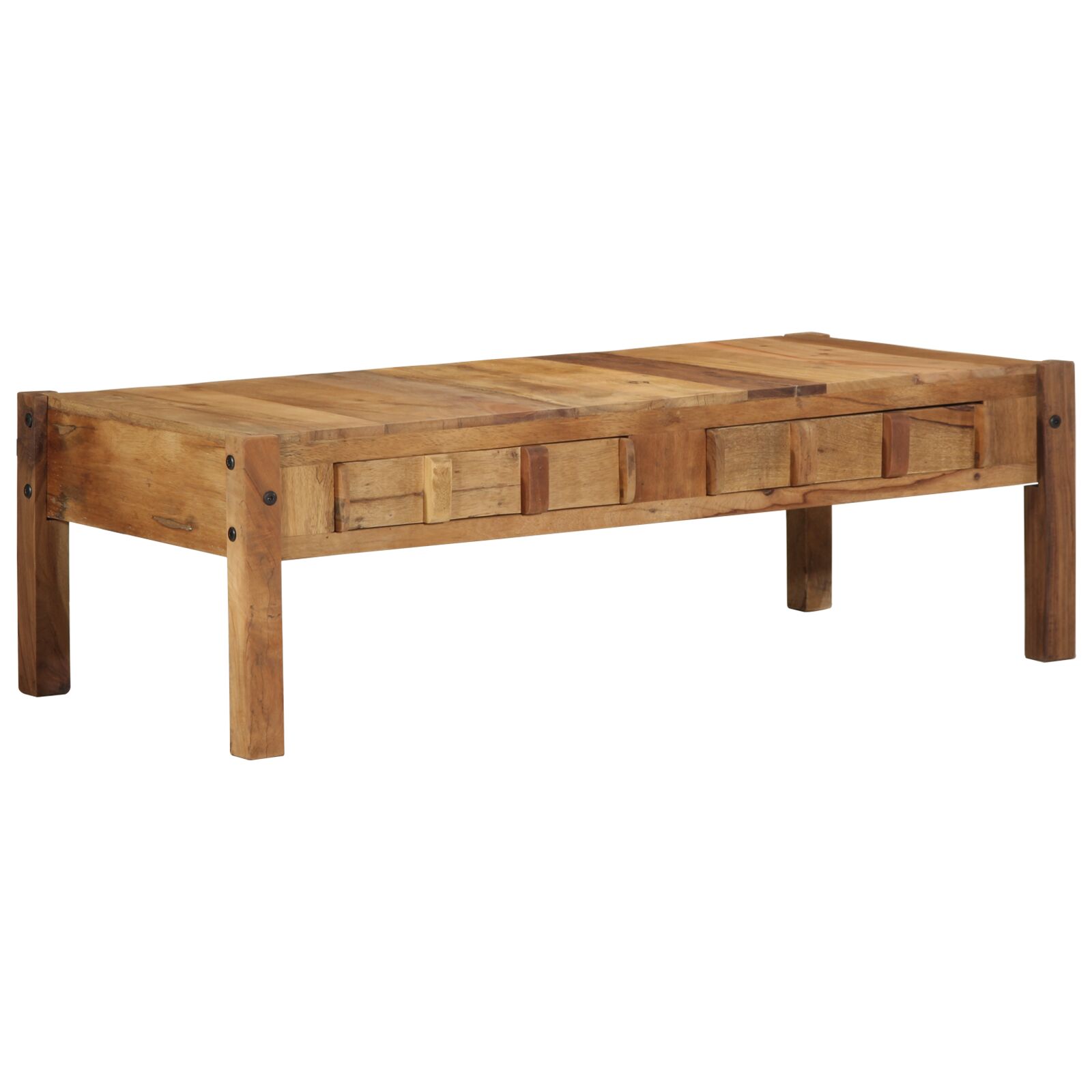 Couchtisch 110x55x35 cm Recyceltes Massivholz