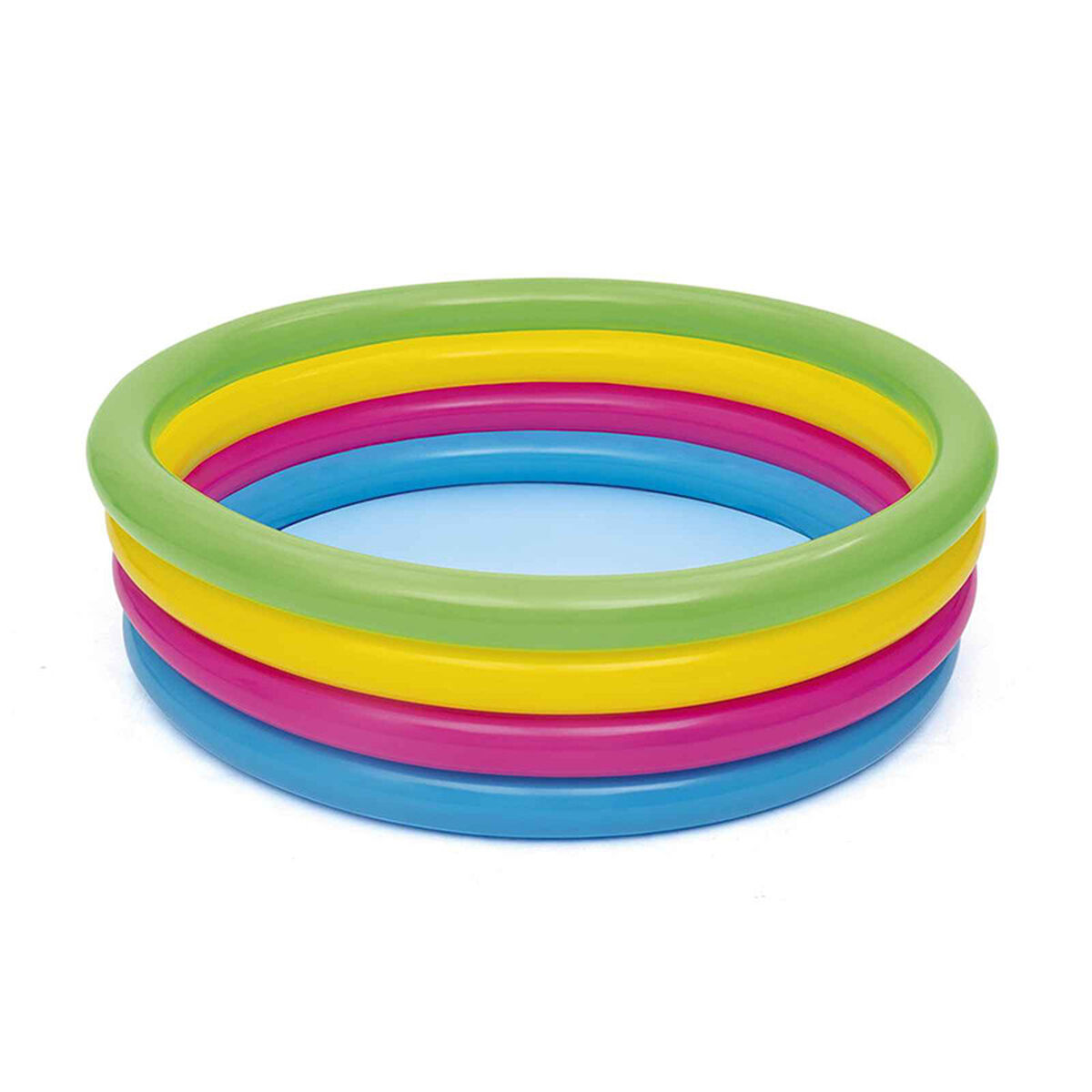 Bestway Aufblasbares Kinderbecken 4 Ringe Regenbogen 157x46 cm +3 Jahre Garten 51117 Bestway Aufblasbares Kinderbecken 4 Ringe Regenbogen 157x46 cm +3 Jahre Garten 51117