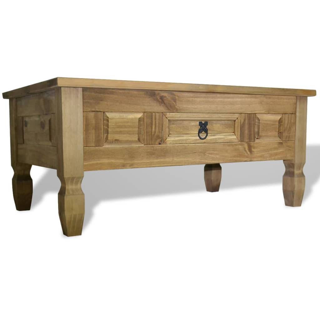 Couchtisch Mexiko-Stil Kiefernholz 100x55x45 cm