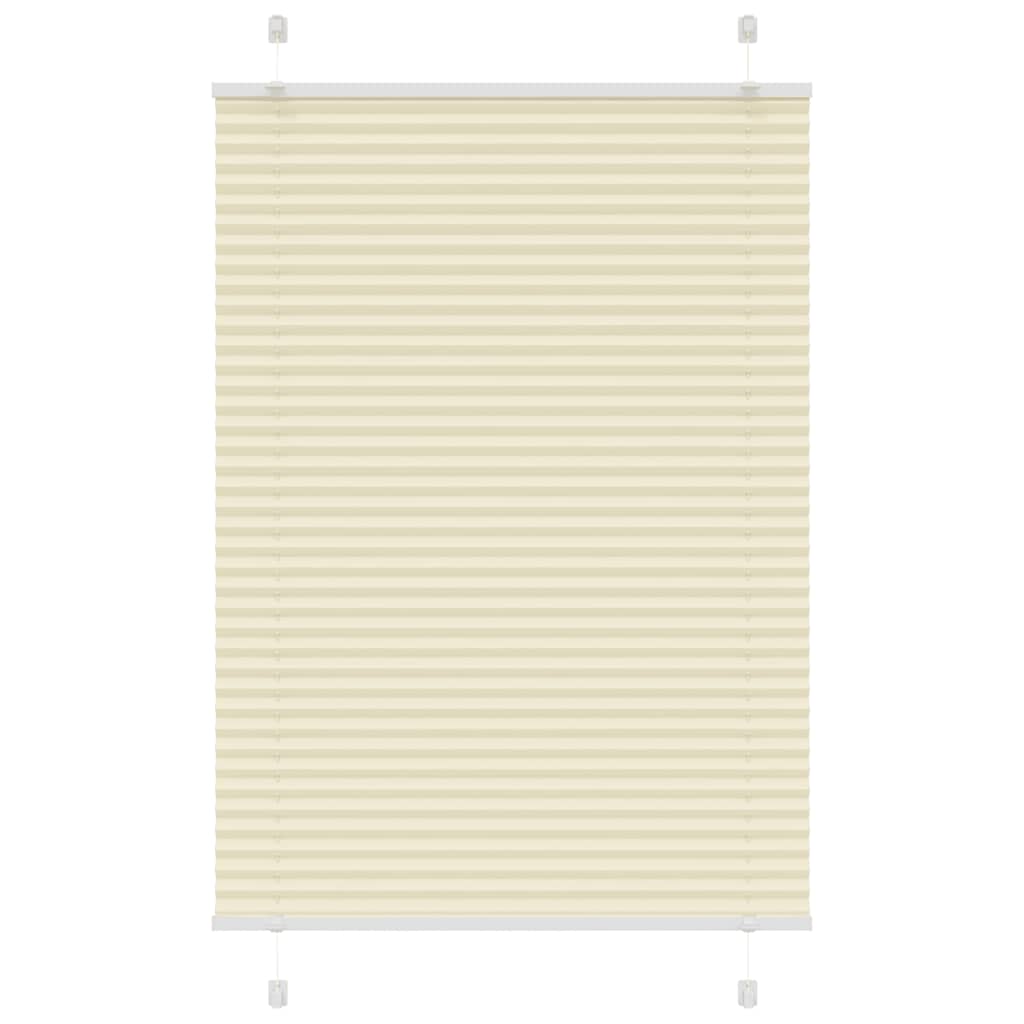 Plissee Creme 100x150 cm Stoffbreite 99,4 cm Polyester