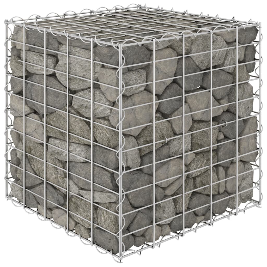 Würfel-Gabionen-Hochbeet Stahldraht 50x50x50 cm Würfel-Gabionen-Hochbeet Stahldraht 50x50x50 cm