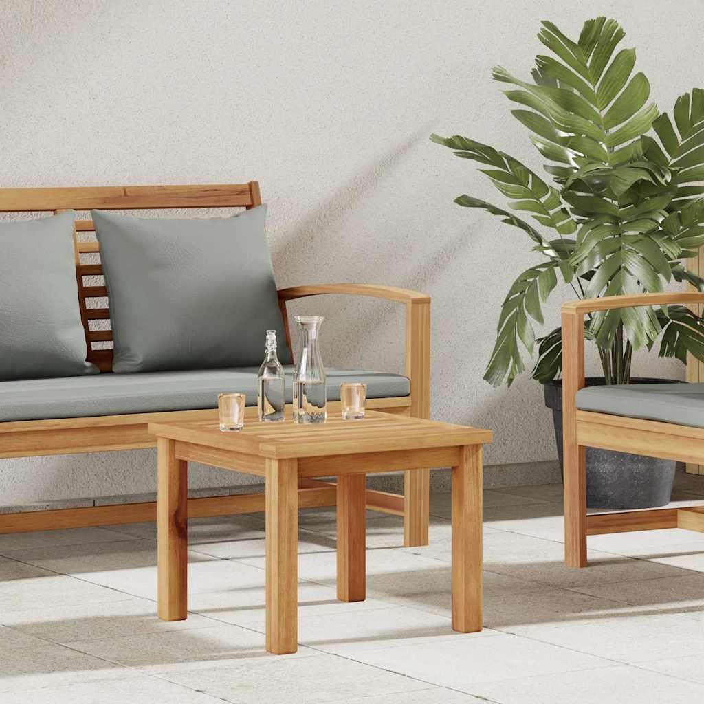 Couchtisch Braun 45 x 45 x 36 cm Massives Teakholz