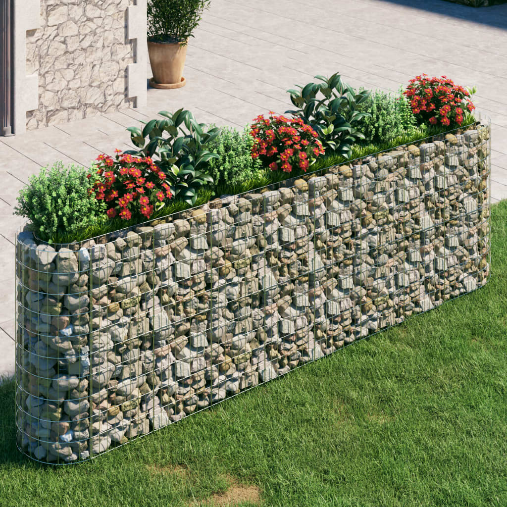 Gabionen-Hochbeet Verzinktes Eisen 330x50x100 cm Gabionen-Hochbeet Verzinktes Eisen 330x50x100 cm