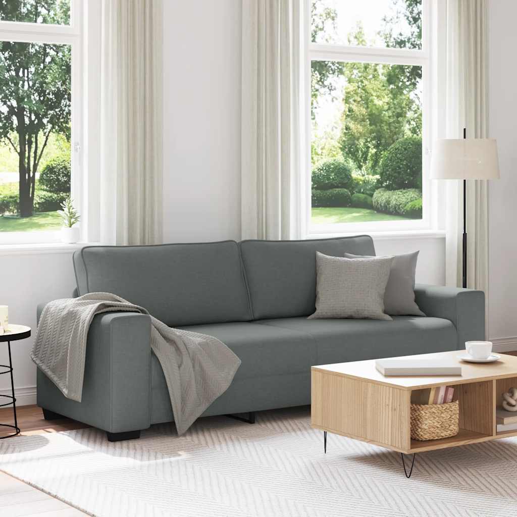 3-Sitzer-Sofa Dunkelgrau 180 cm Stoff 3-Sitzer-Sofa Dunkelgrau 180 cm Stoff