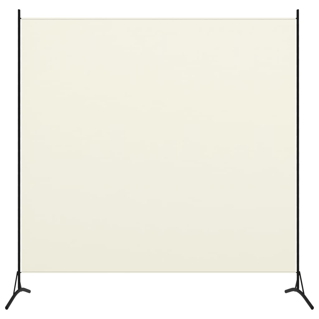 Raumteiler Weiß 175x180 cm Stoff
