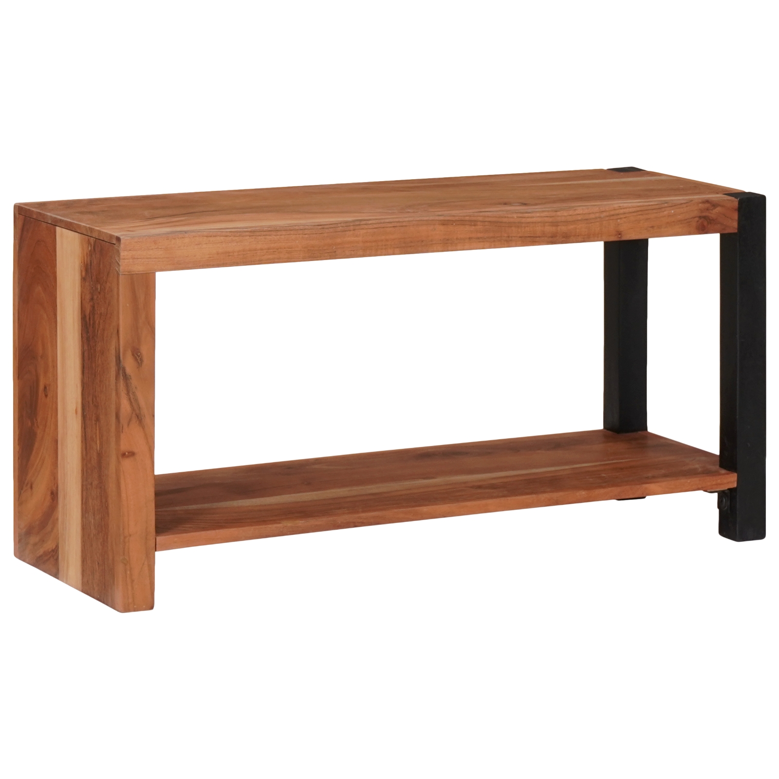 Bücherregal 80 x 30 x 110 cm Massives Akazienholz