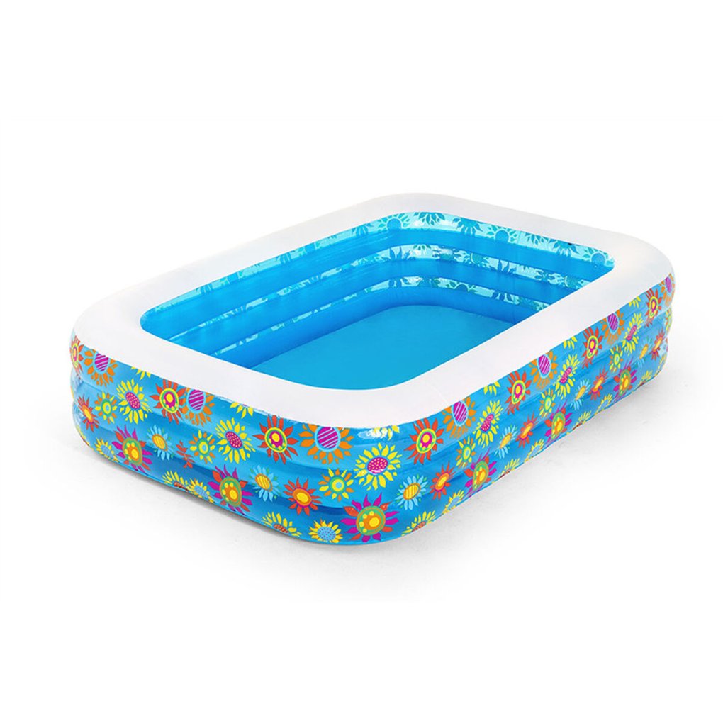 Bestway Aufblasbarer Pool Floral 3 Kammern 305x183x56 cm +6 Jahre Garten 54121 Bestway Aufblasbarer Pool Floral 3 Kammern 305x183x56 cm +6 Jahre Garten 54121