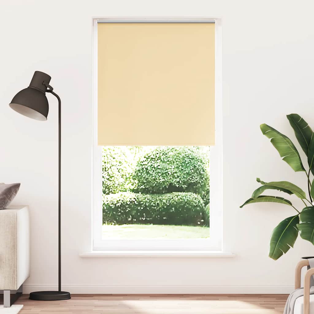 Verdunkelungsrollo Beige 90x210cm Stoffbreite 85,7 cm Polyester