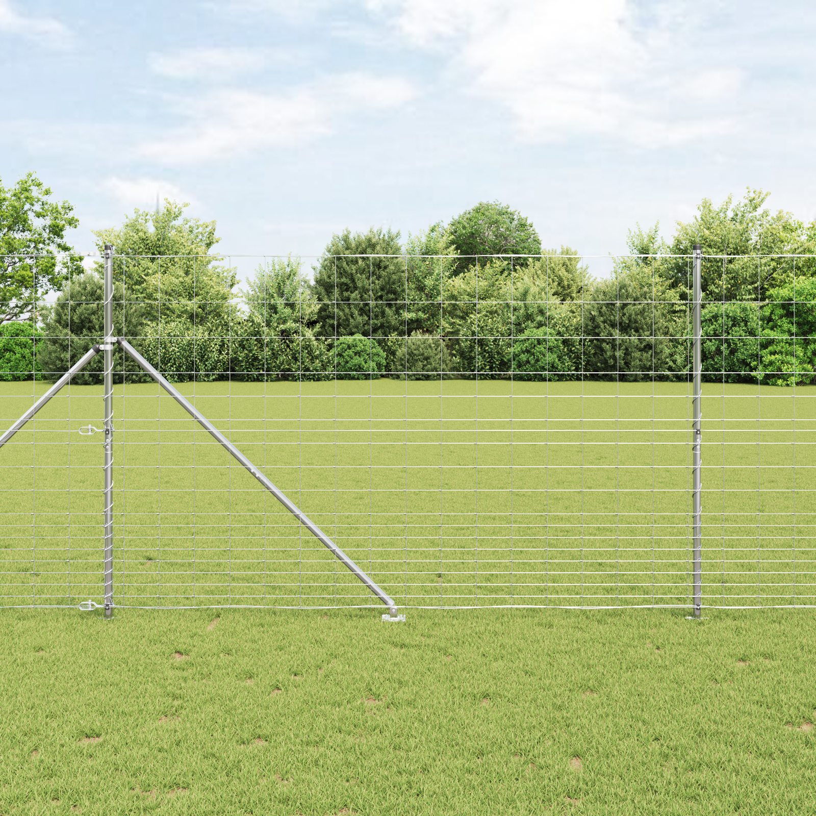 Feldzaun 1,5x25 m verzinkter Stahl