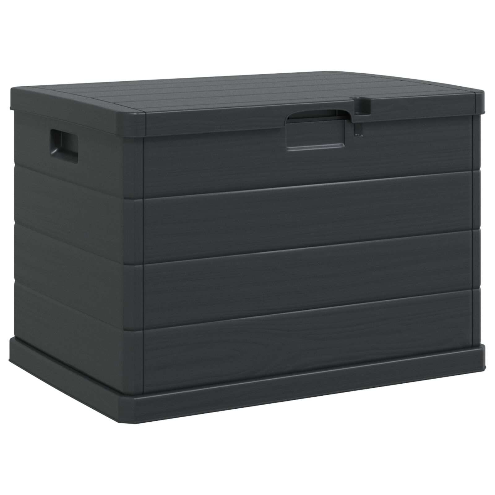Garten Aufbewahrungsbox - Anthrazit, 77.5 x 54.5 x 53 cm, Kunststoff, 170 L