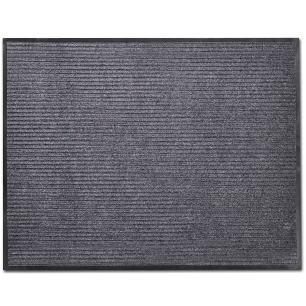 Fußmatte PVC Grau 90x120 cm