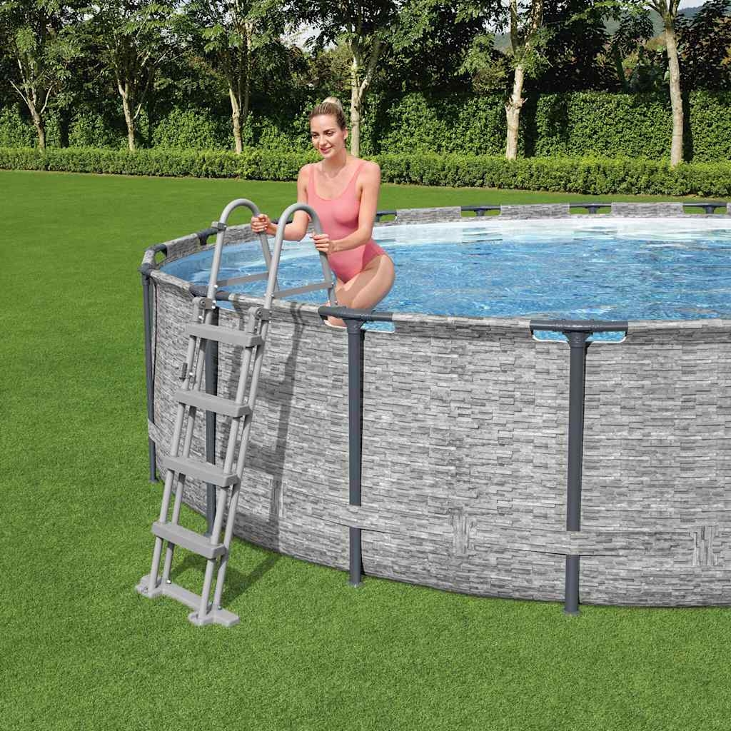 Bestway Flowclear 4-stufige Sicherheitsleiter 122 cm