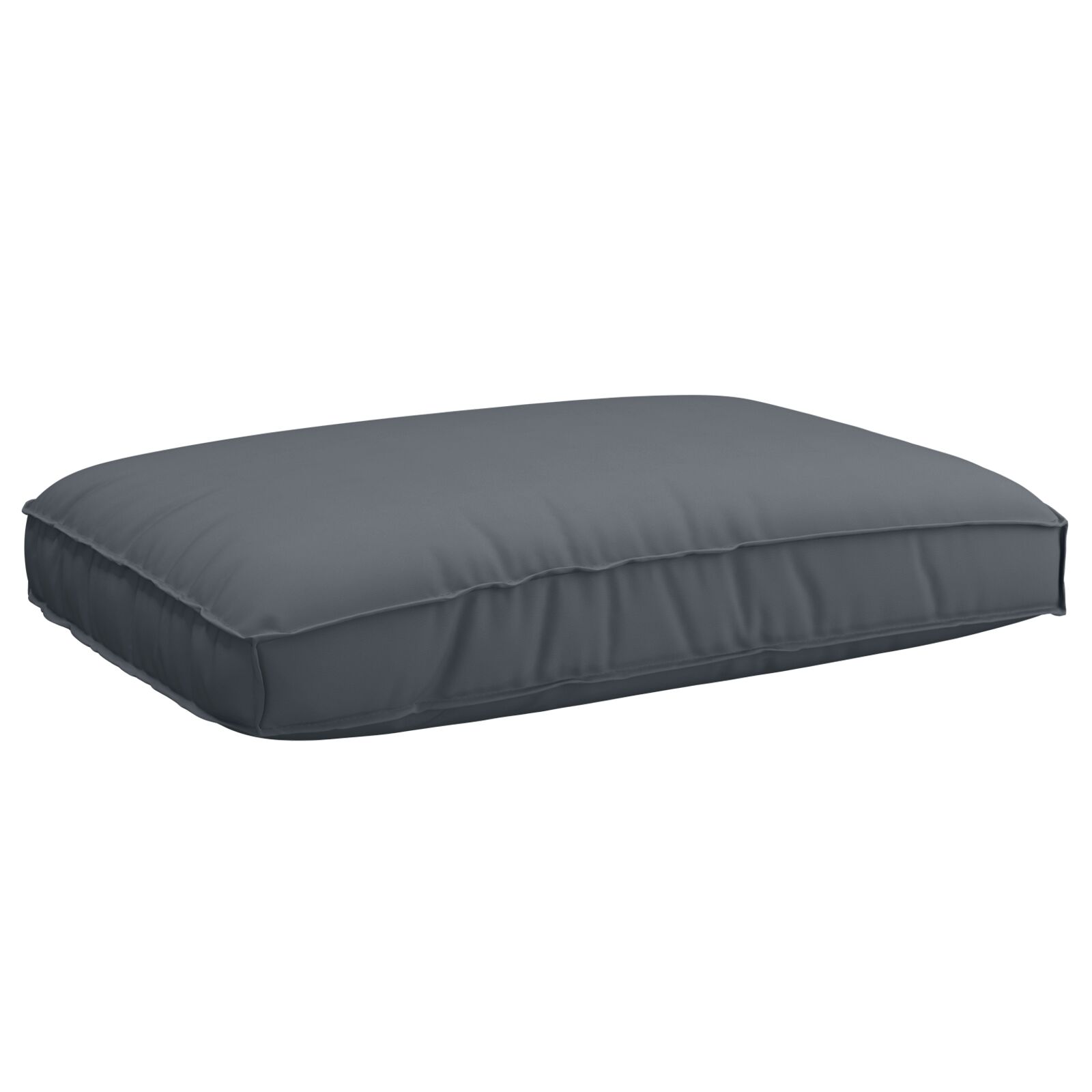 Palettkissen Set 2er Set Anthrazit Polyester Standard
