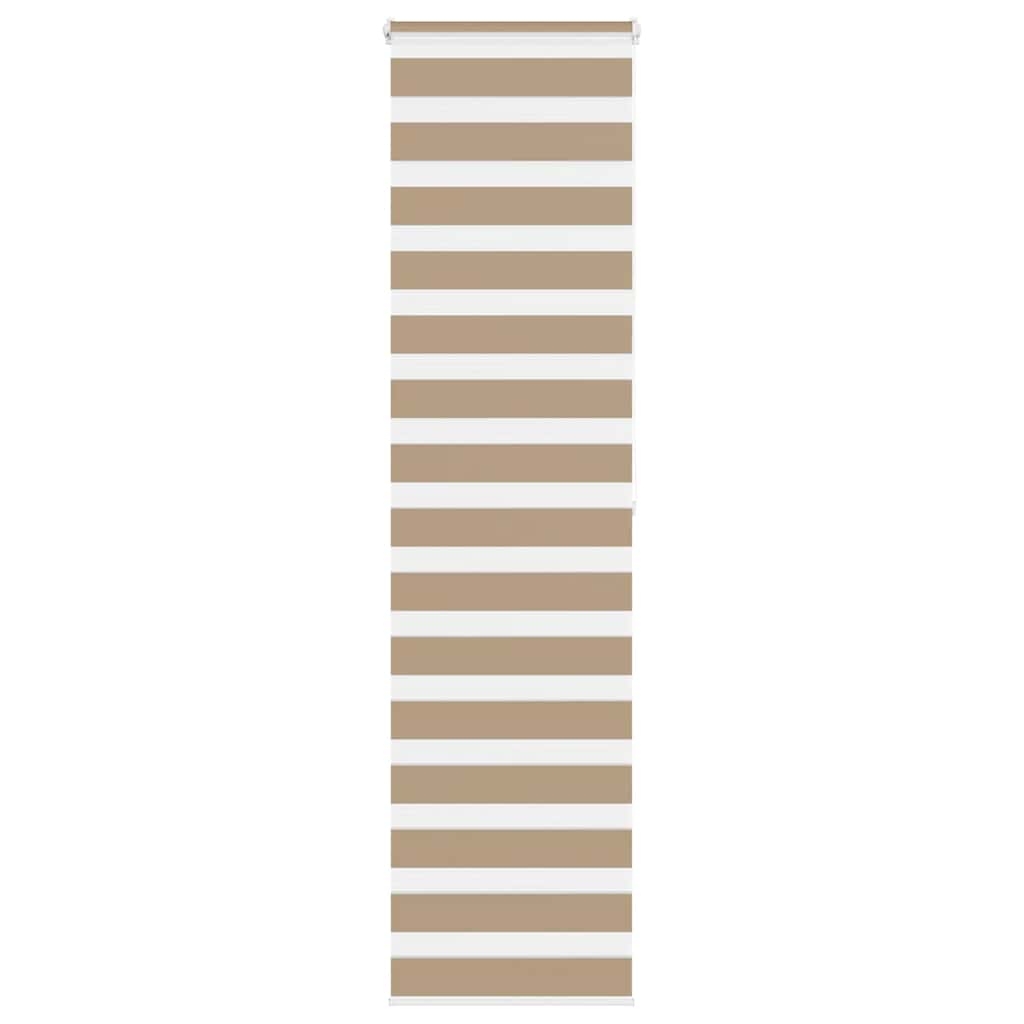 Zebrarollo Sandbraun 65x200 cm Stoffbreite 60,9 cm Polyester