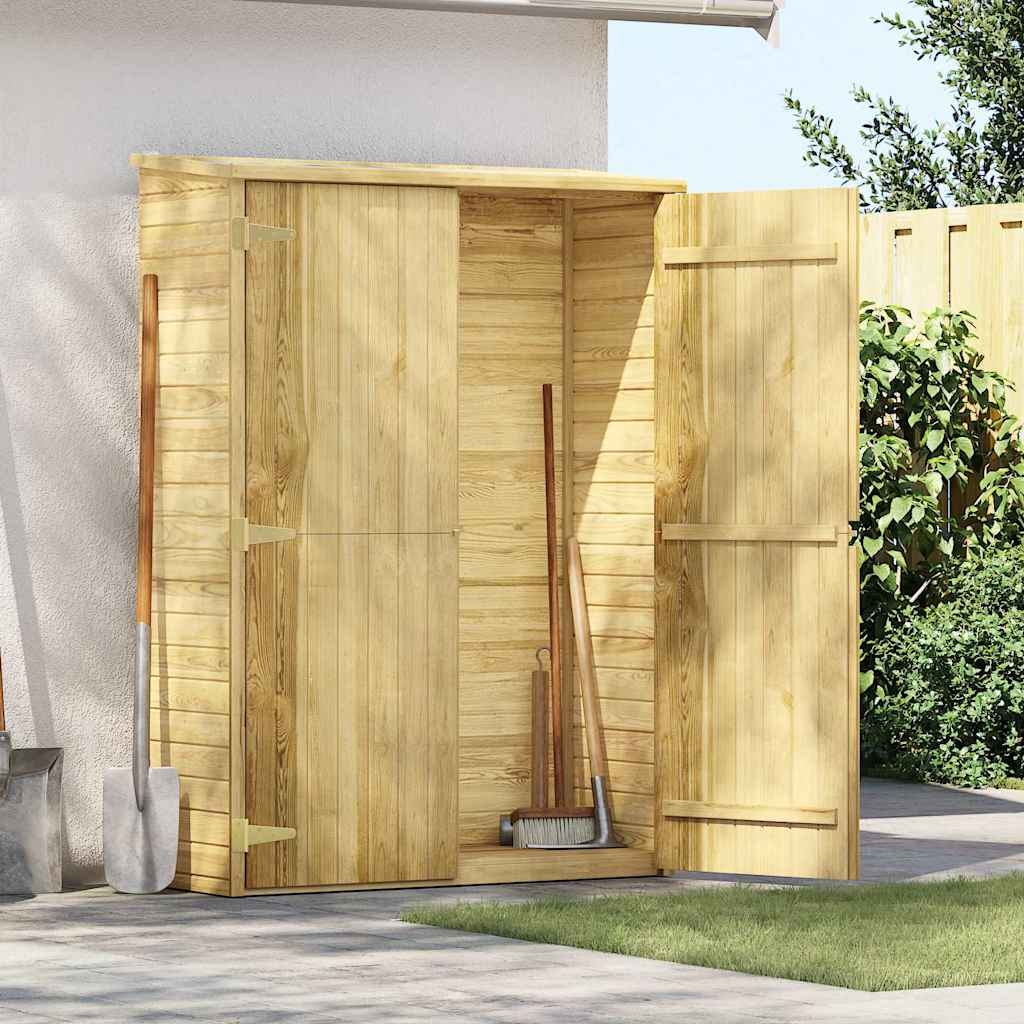 Garten-Geräteschuppen 123x50x171 cm Kiefernholz Imprägniert