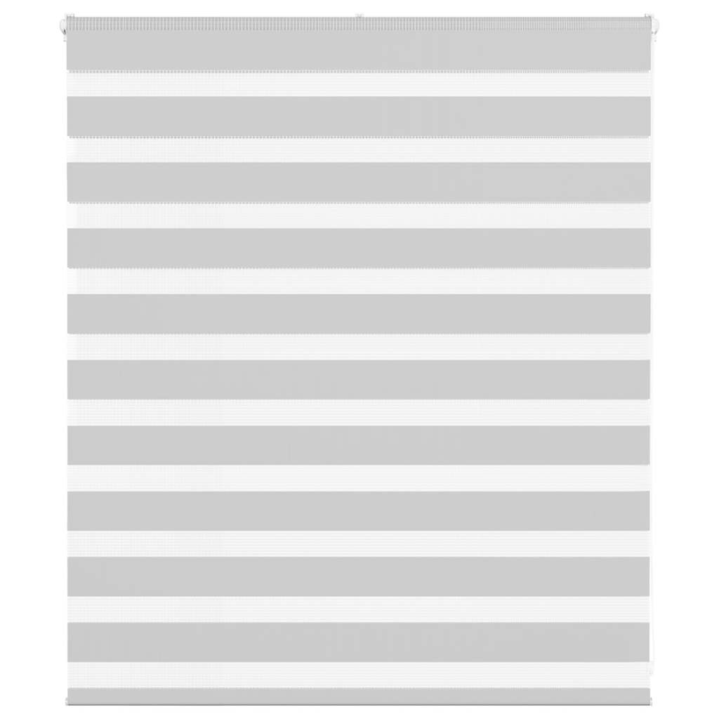 Zebrarollo Hellgrau 125x100 cm Stoffbreite 120,9 cm Polyester